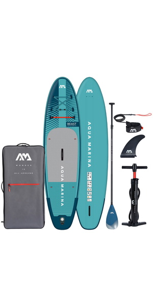 2026 Aqua Marina Beast iSUP With Hybrid Paddle 46121 - Aqua Splash